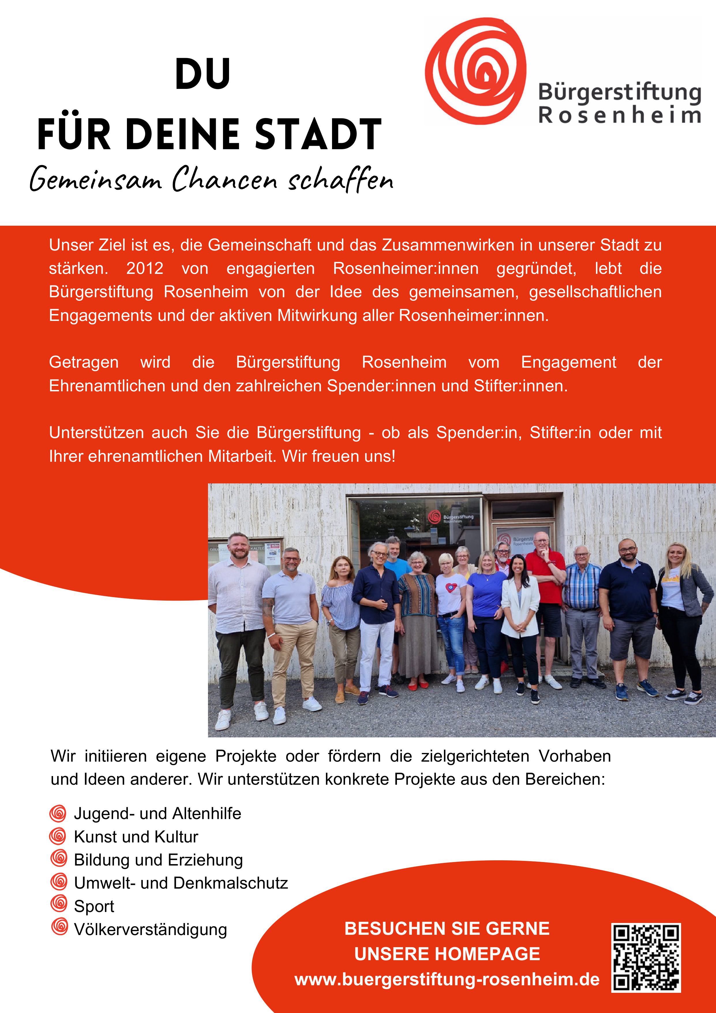 Vorstellung Bürgerstiftung Rosenheim WV 1